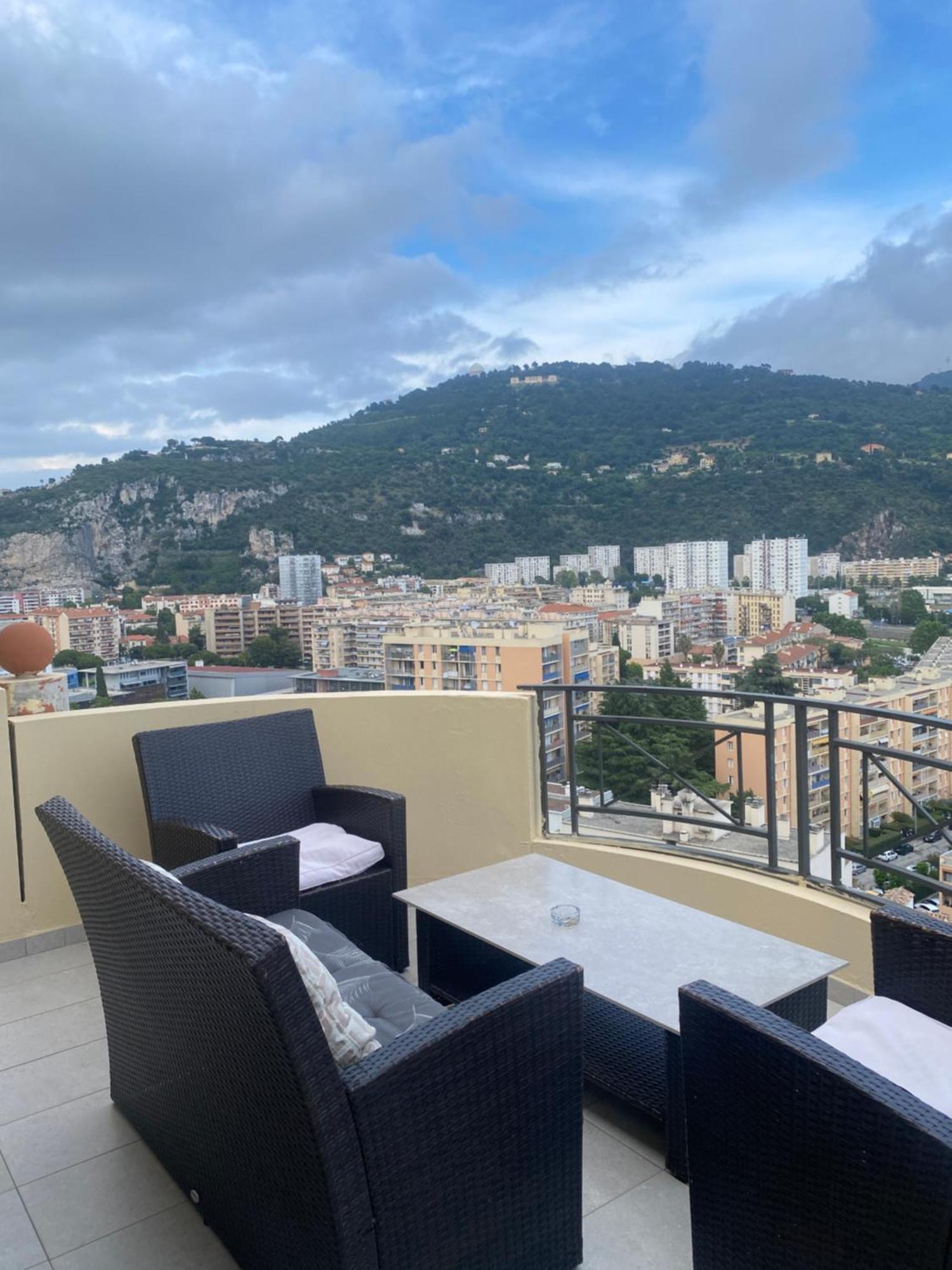 Appartement-Nice 01 Vue Mer - Panoramique Wifi-Parking Exterior photo